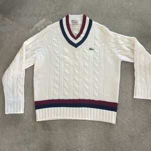 Vintage 1970s Izod tennis sweater.
